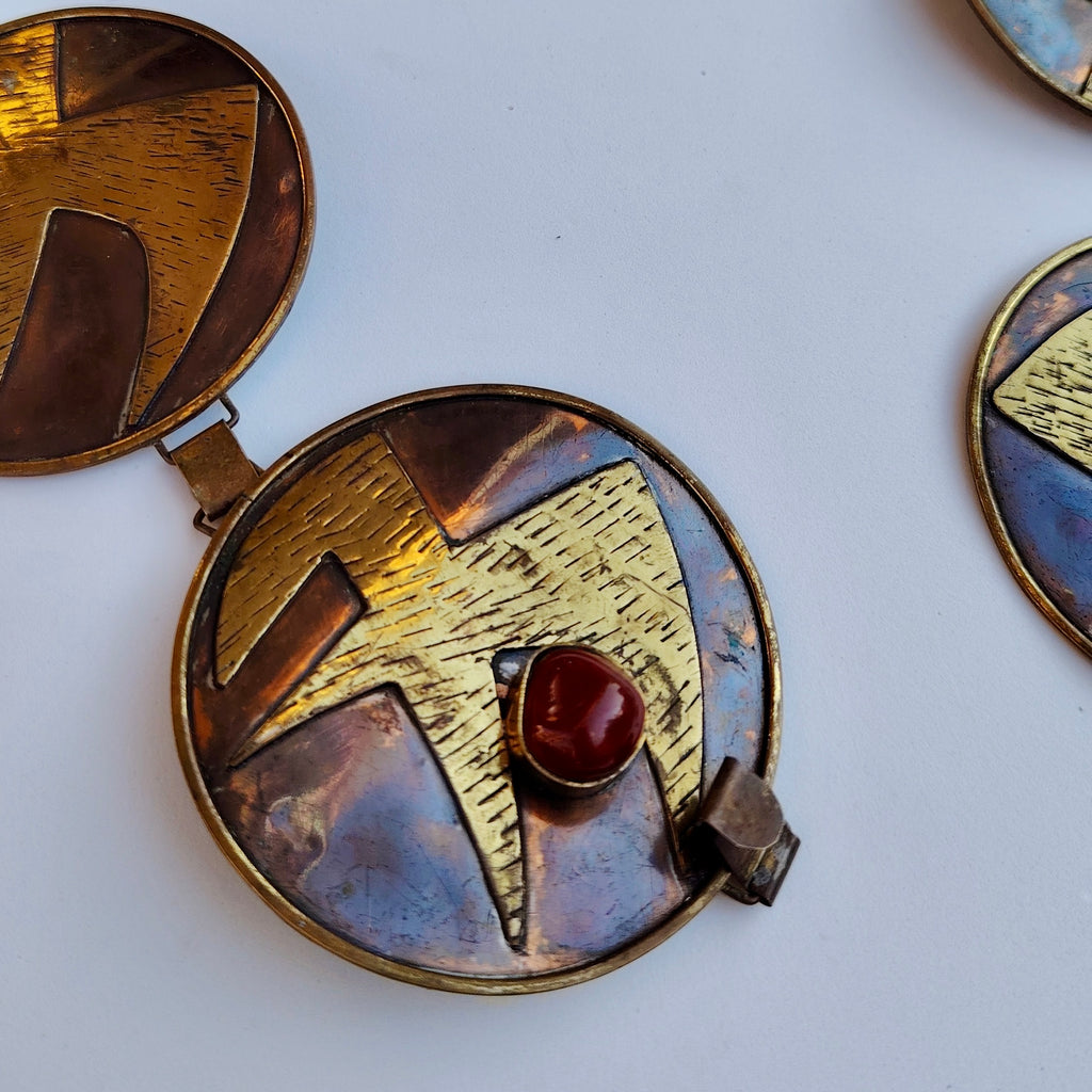 Vintage Statement Disc Belt