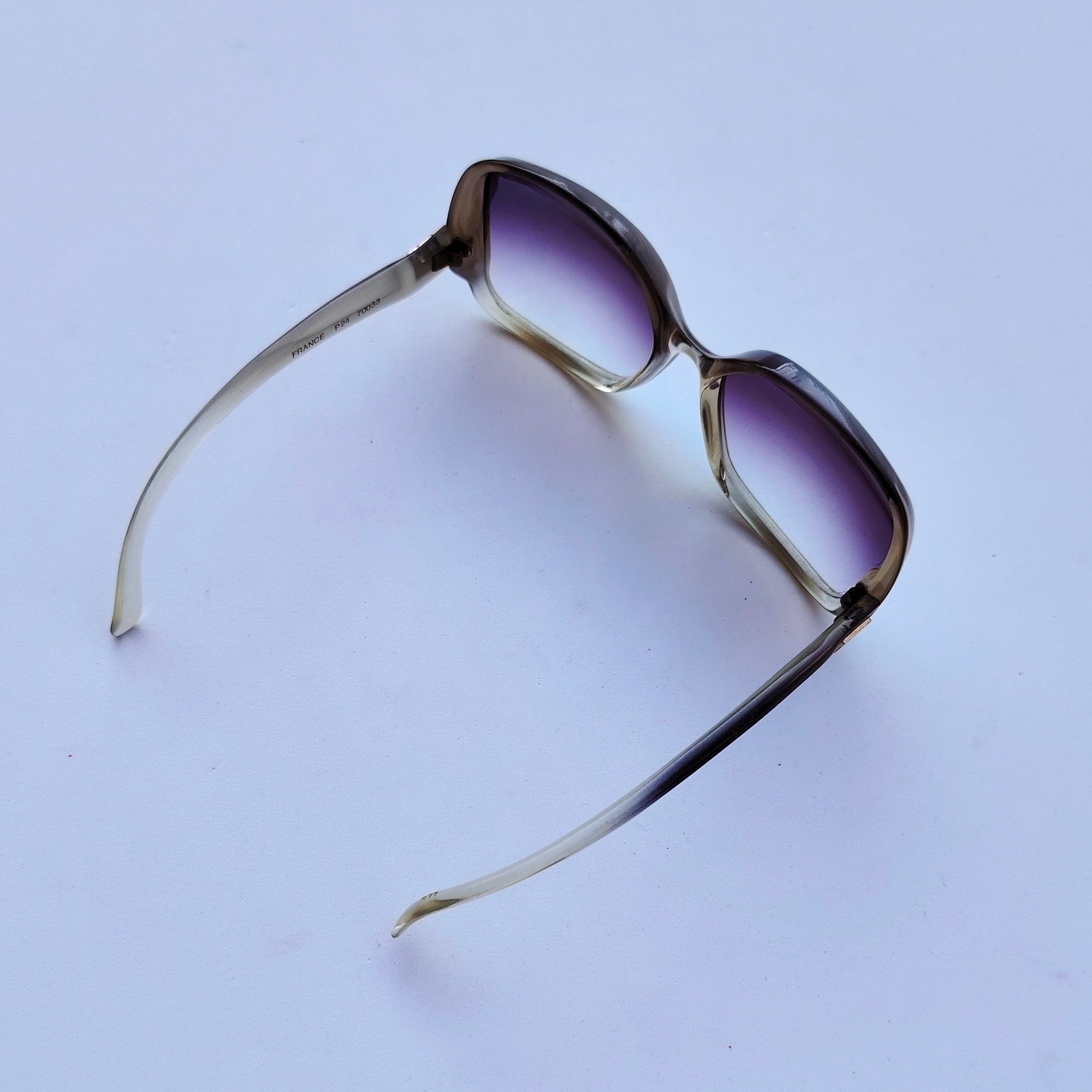 Vintage Pierre Cardin Oversized Gradient Sunglasses