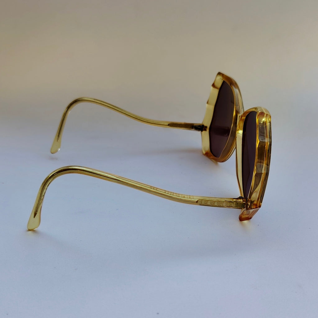 Vintage Lucille Winged Cat-Eye Sunglasses