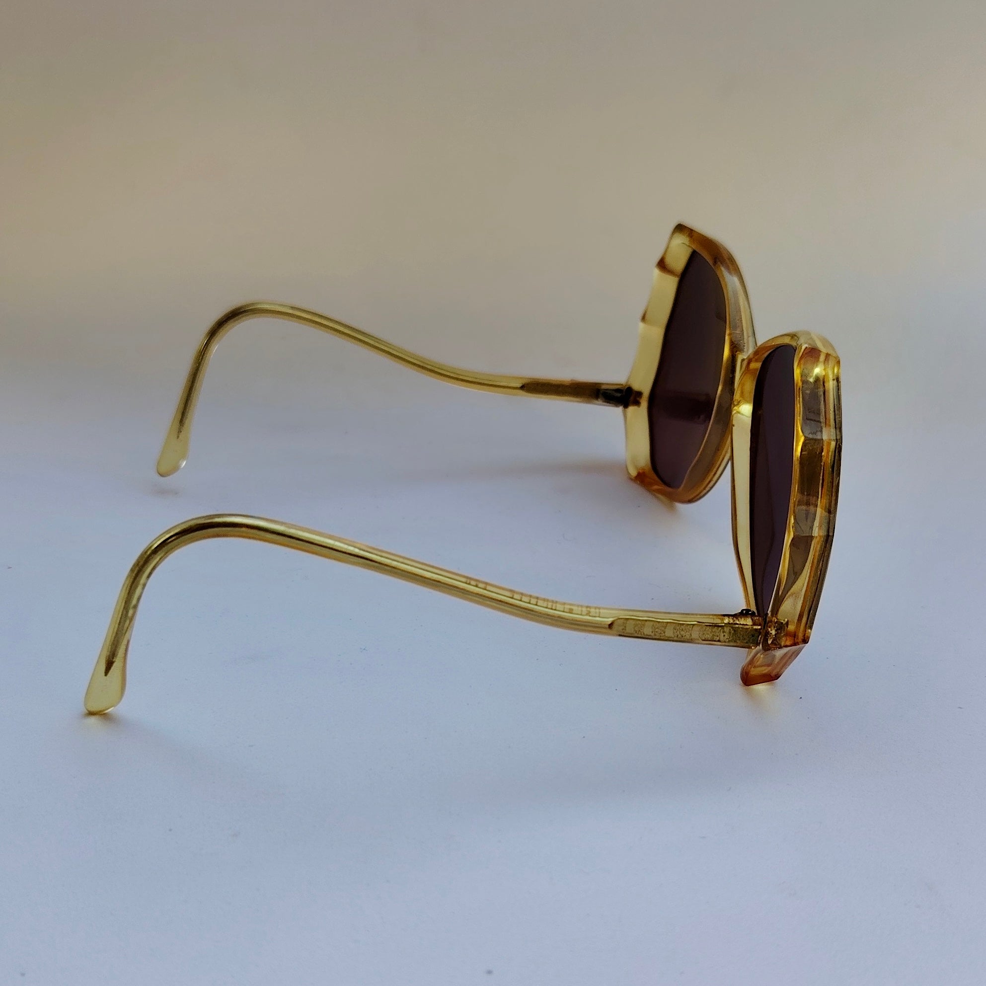 Vintage Lucille Winged Cat-Eye Sunglasses