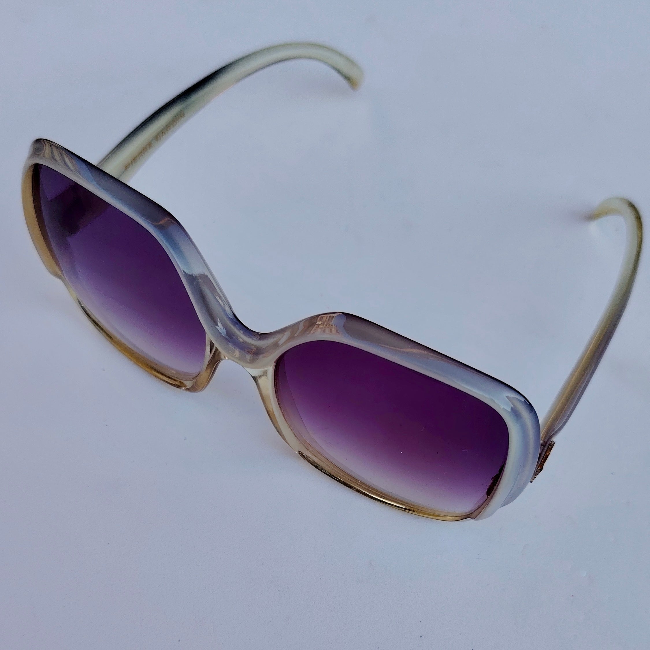 Vintage Pierre Cardin Oversized Gradient Sunglasses
