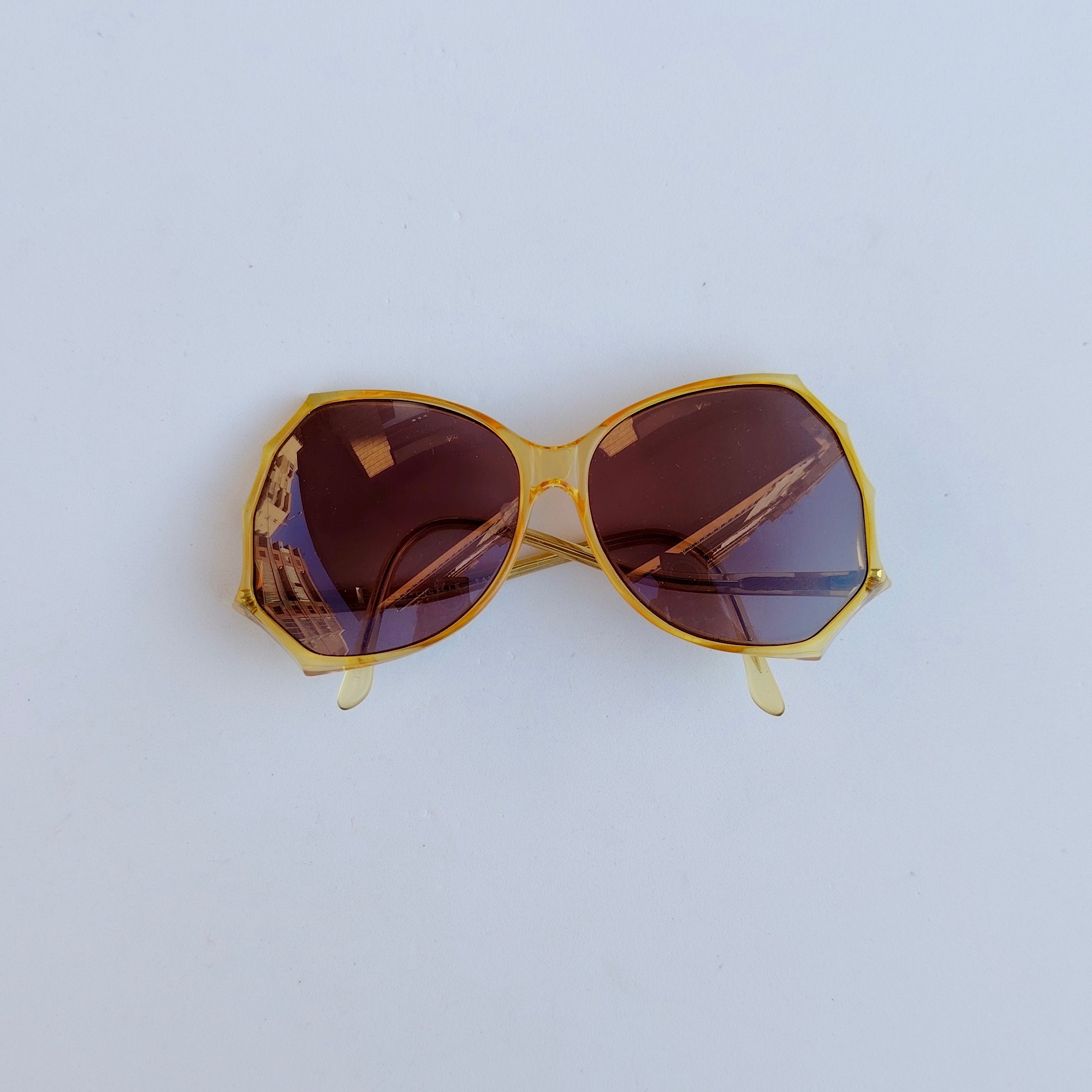 Vintage Lucille Winged Cat-Eye Sunglasses