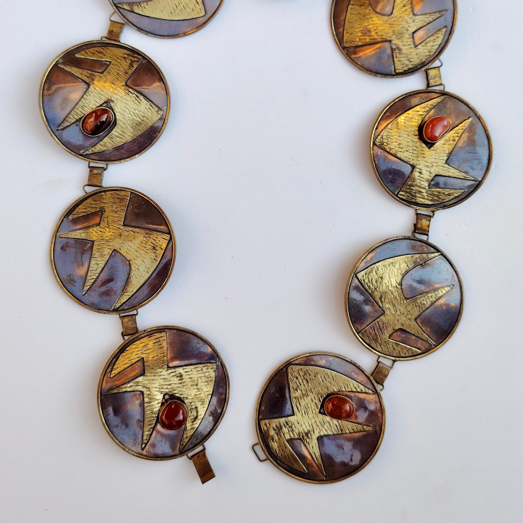 Vintage Statement Disc Belt