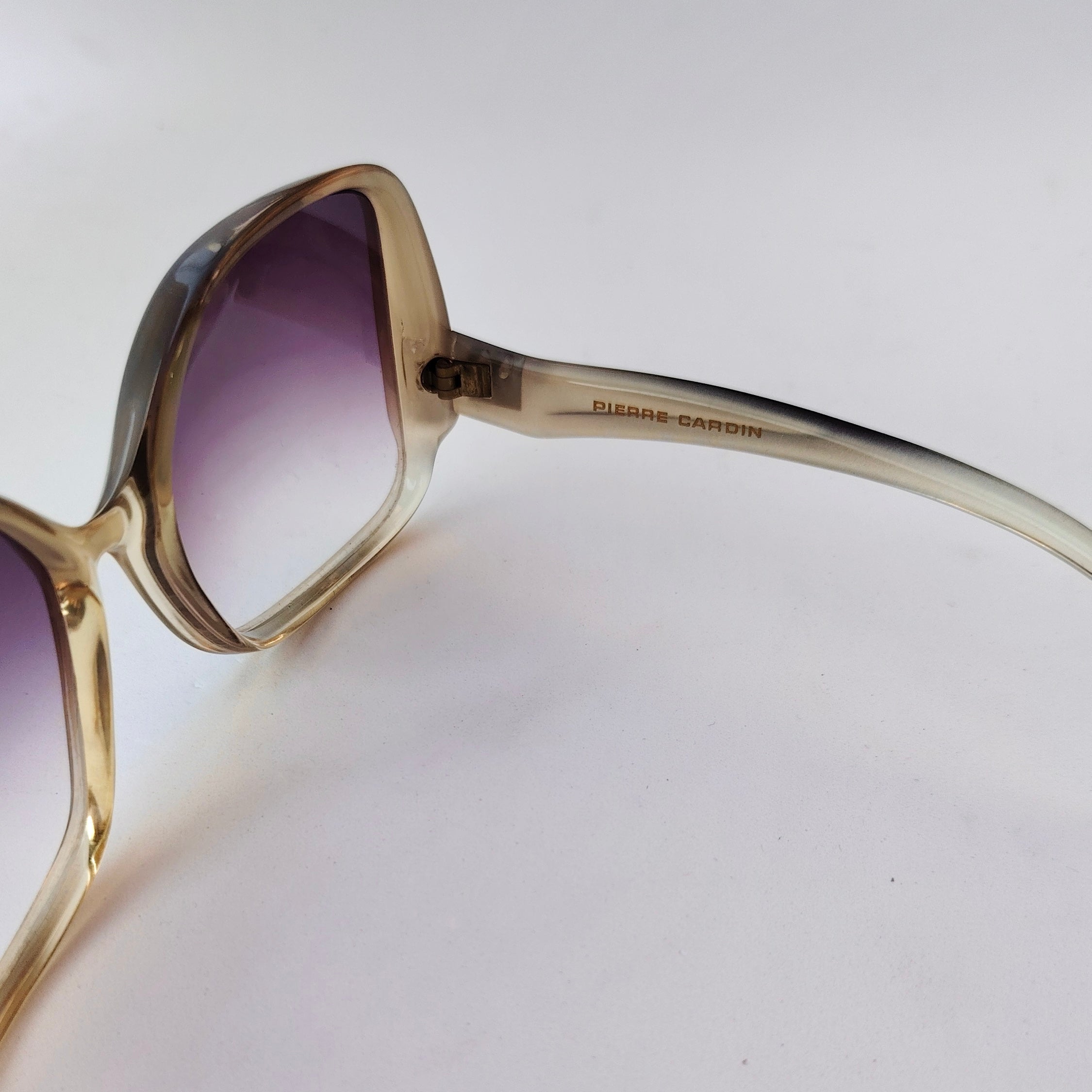 Vintage Pierre Cardin Oversized Gradient Sunglasses