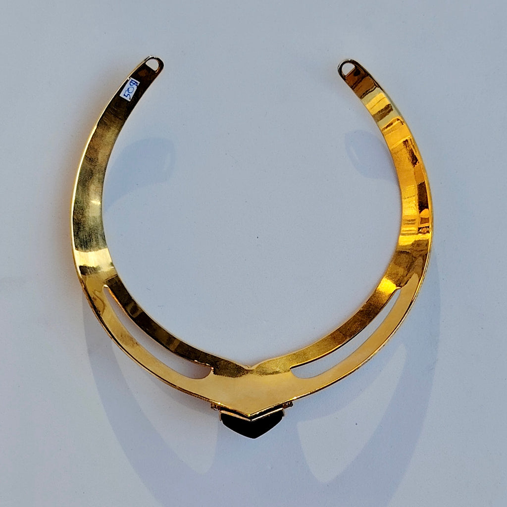 Vintage Gold-Tone Statement Choker