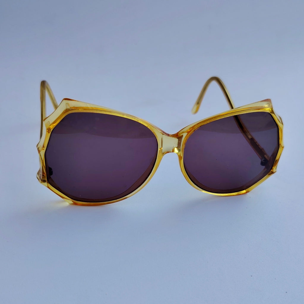 Vintage Lucille Winged Cat-Eye Sunglasses