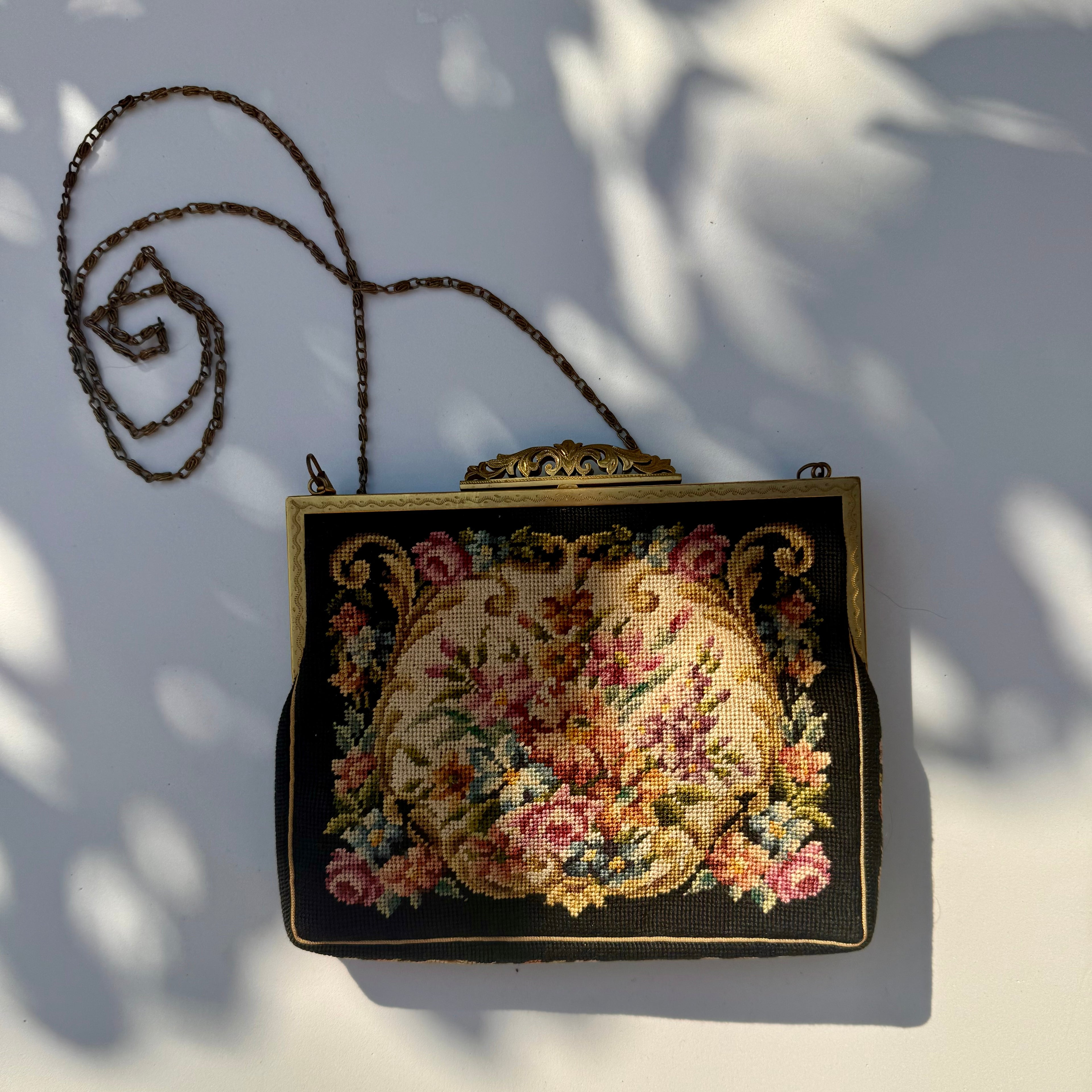 Vintage Jolles Original Austrian Gobelin Tapestry Evening Bag