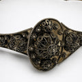 Vintage Handcrafted Brass Filigree Statement Belt