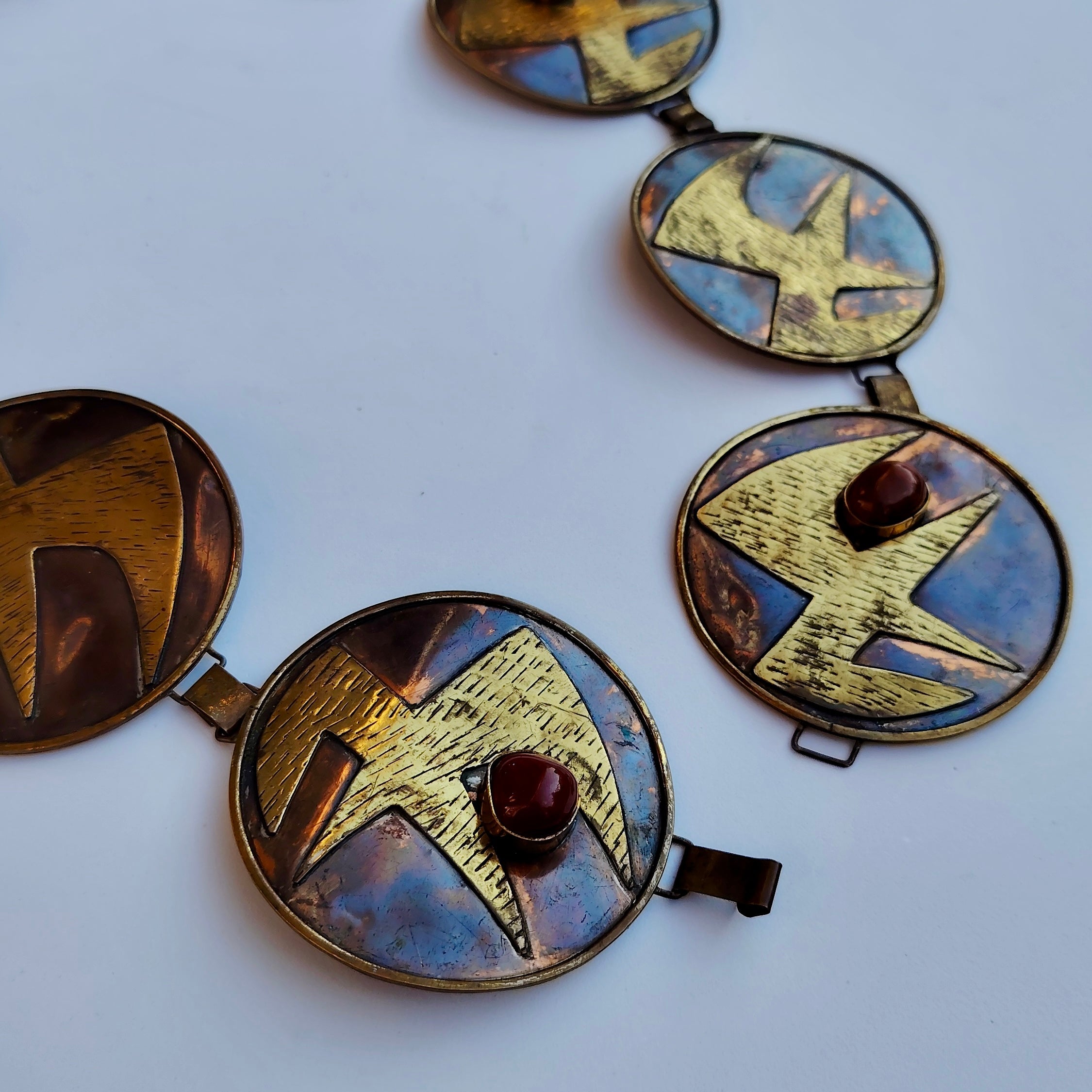 Vintage Statement Disc Belt