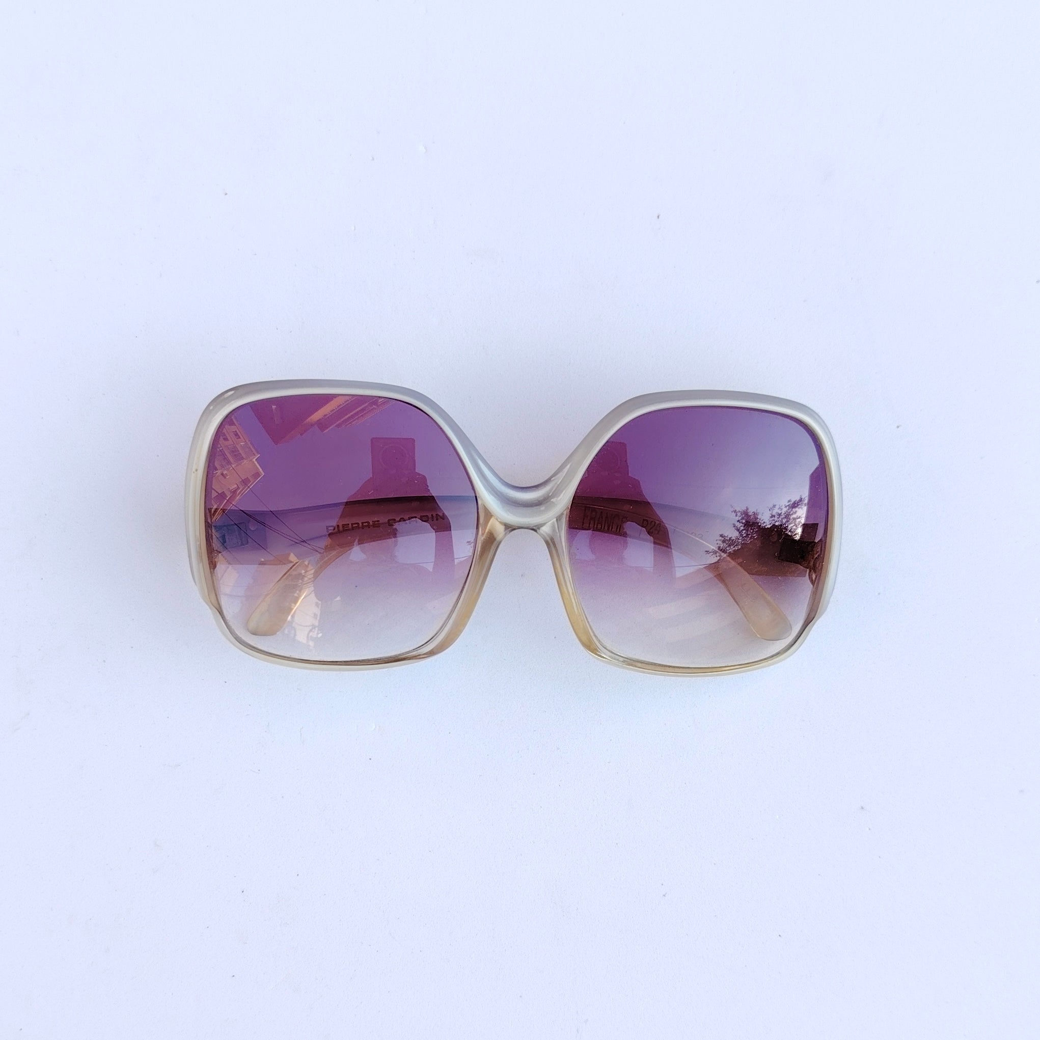 Vintage Pierre Cardin Oversized Gradient Sunglasses