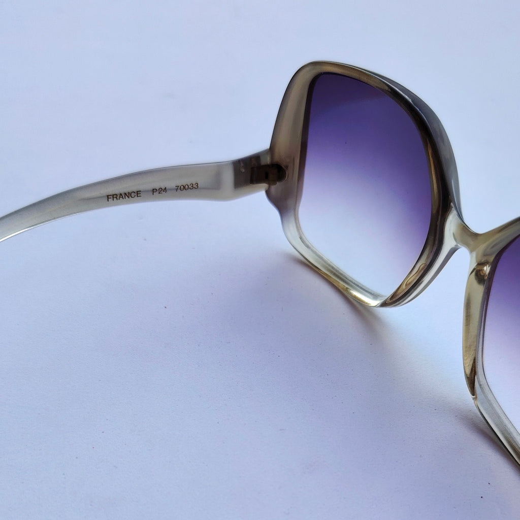 Vintage Pierre Cardin Oversized Gradient Sunglasses