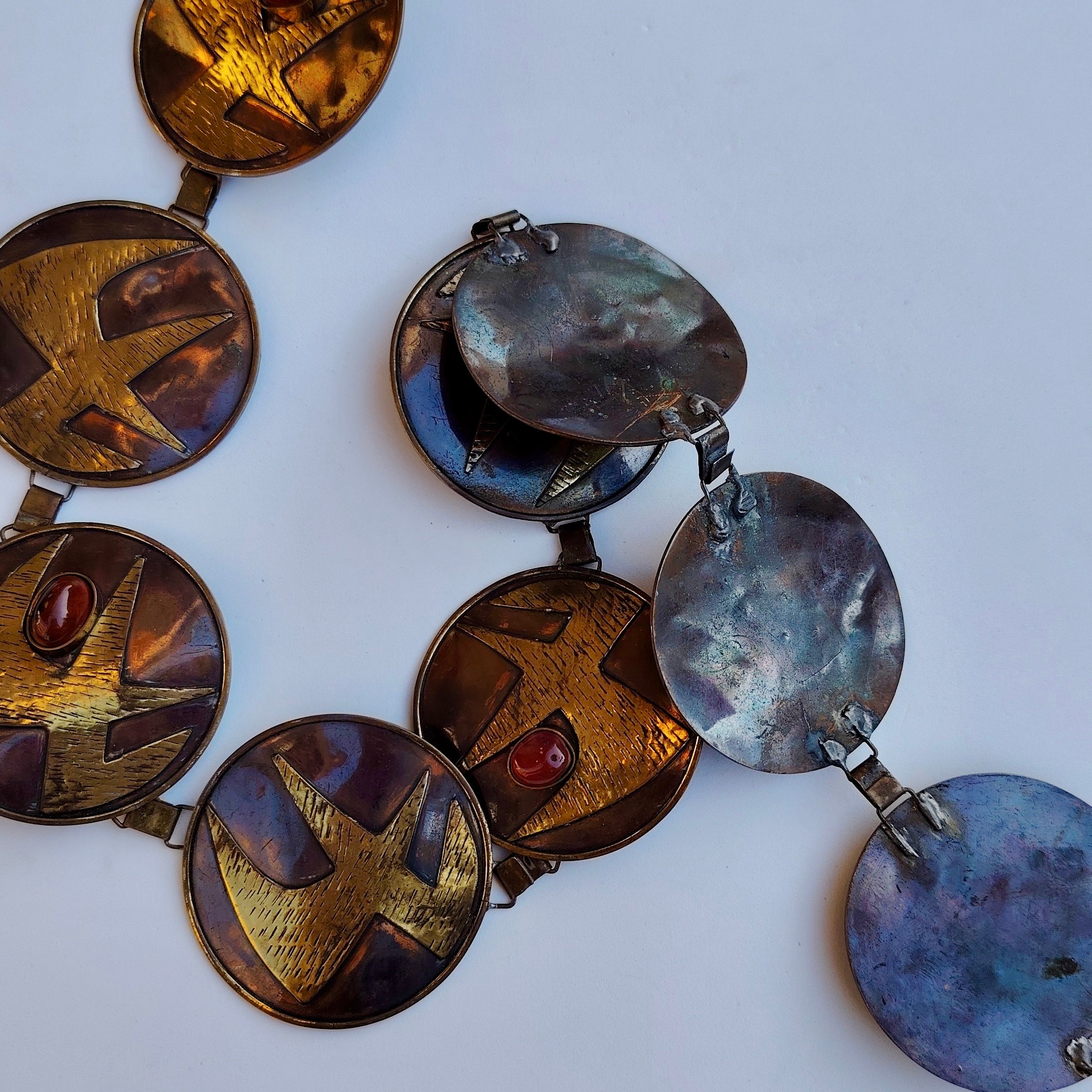 Vintage Statement Disc Belt