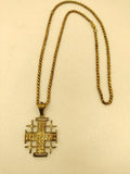 Jerusalem Cross Pendant Sautoir