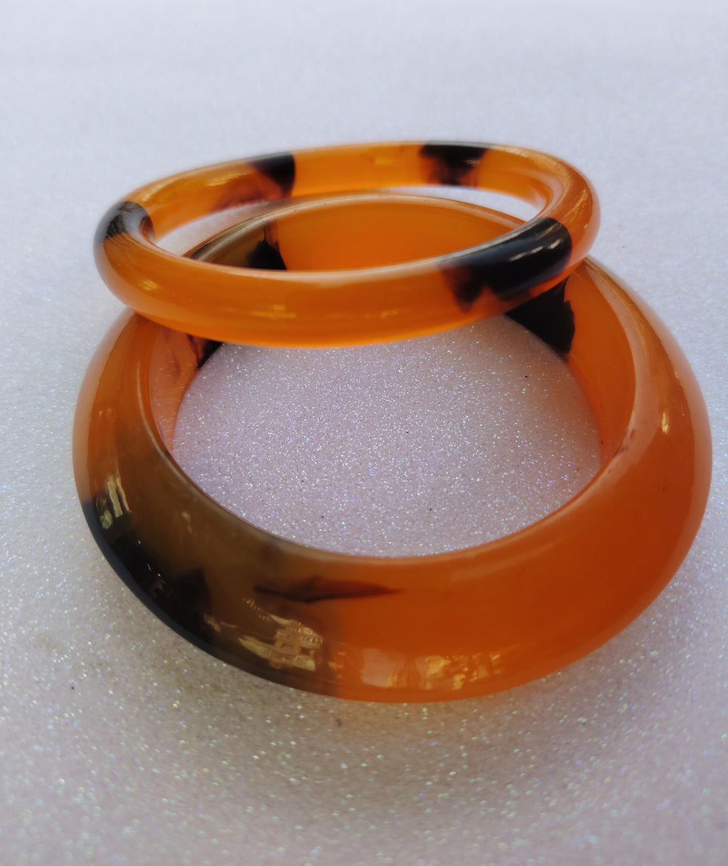 Retro Marbled Bangles