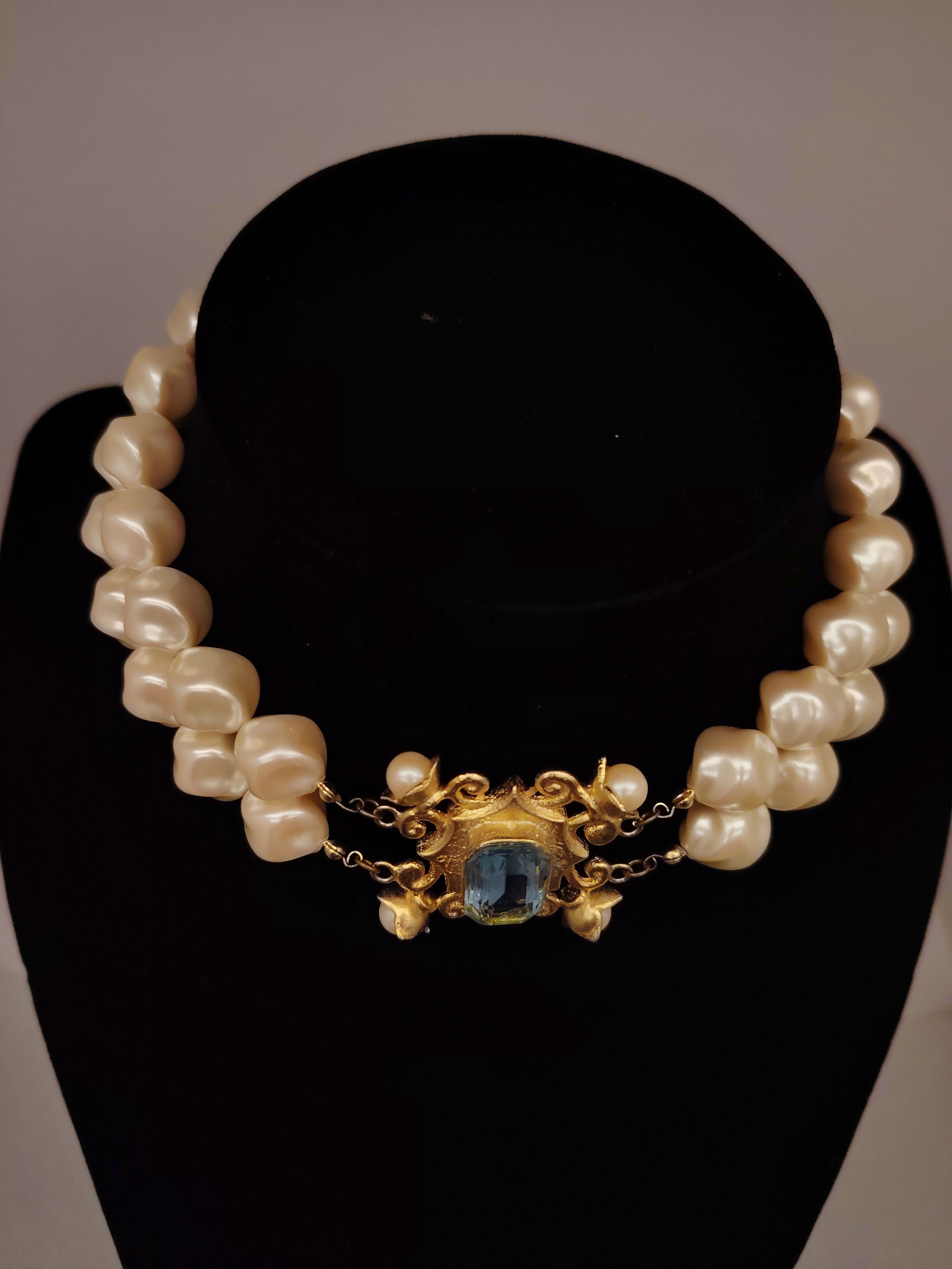 Victorian Azure Choker