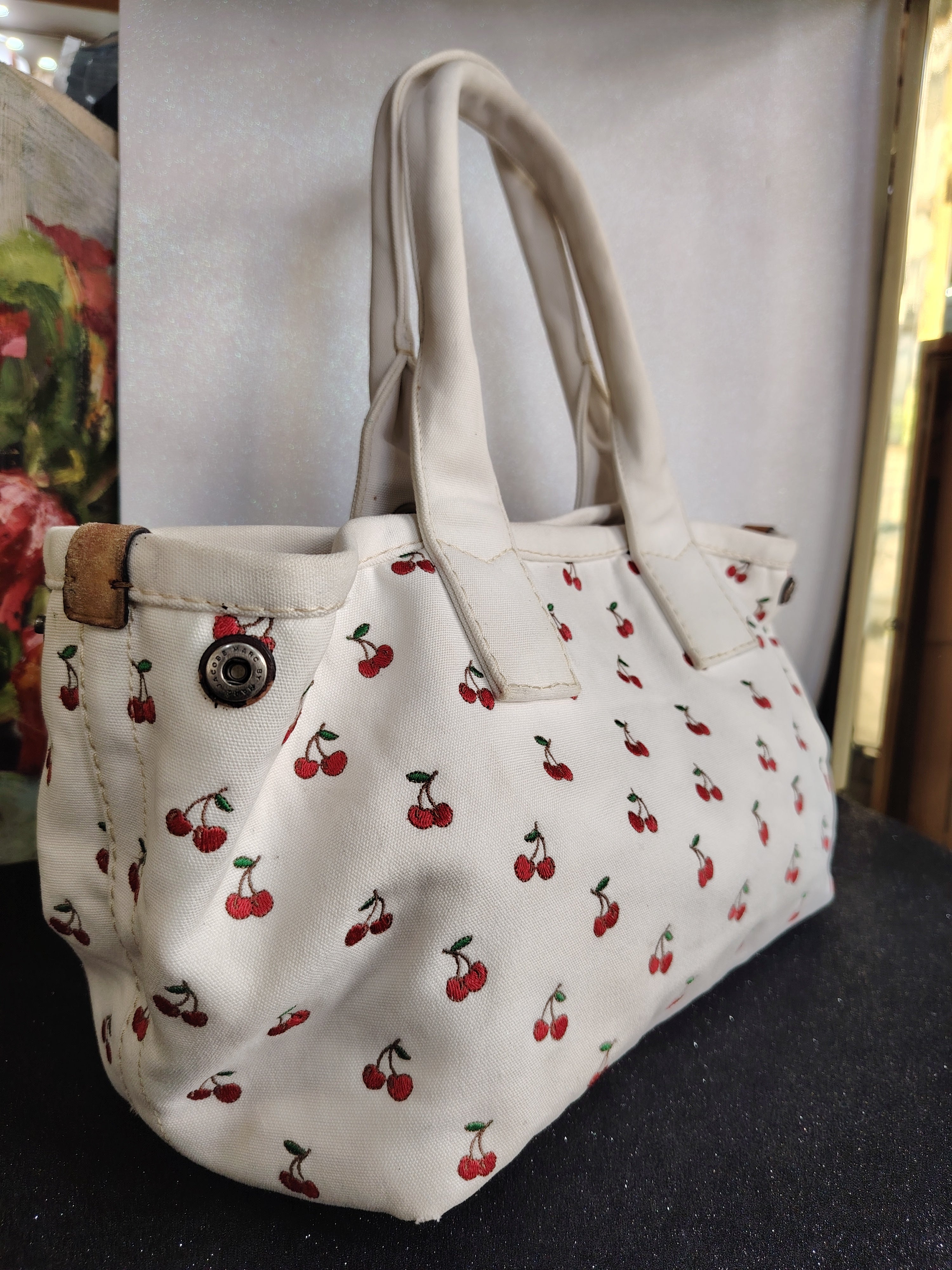 Marc by Marc Jacobs Canvas Cherry Tote