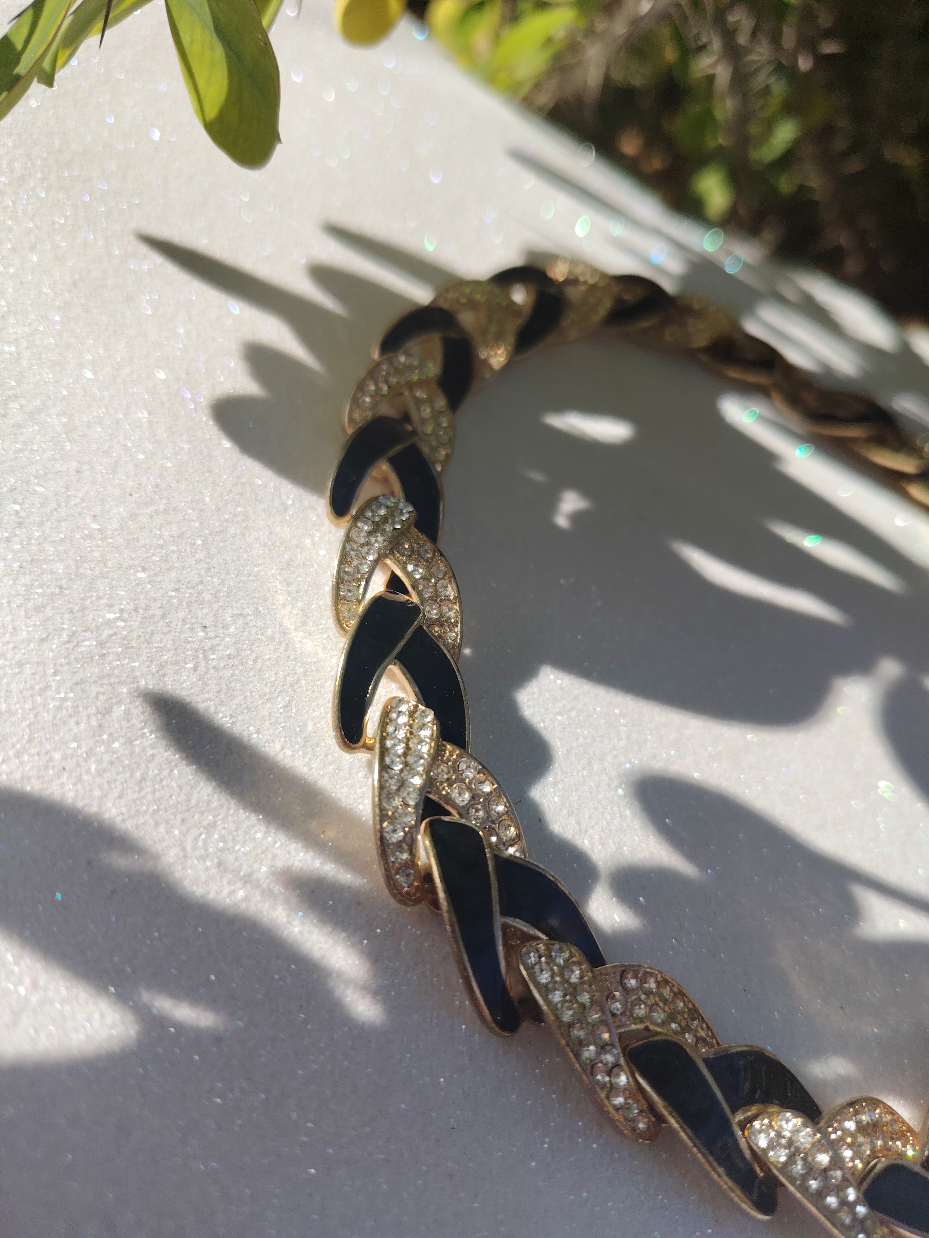 Black Enameled Choker