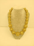 Golden Orb Vintage Necklace