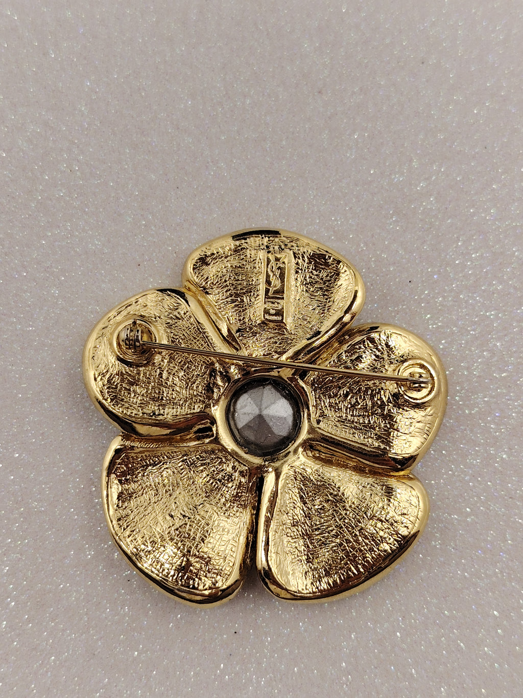 YSL Flower Brooch